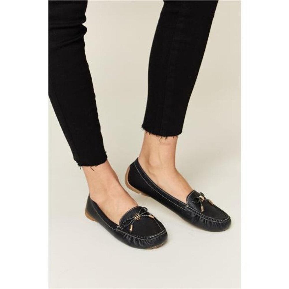Forever Link‎ Slip On Bow Flats Loafers